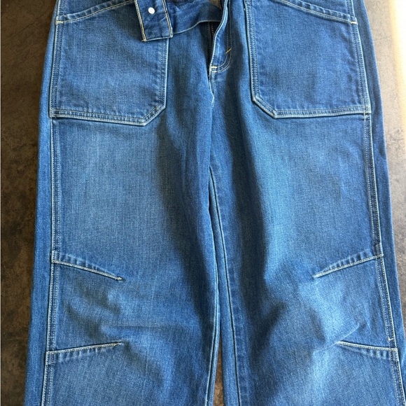 Self Contrast Brand, Cyra Denim Stylish Blue Women's Flare Jeans - Picture 3 of 8